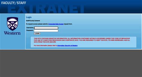 faculty staff extranet.